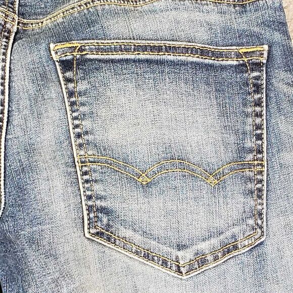 American Eagle Jeans 28 AE Air Flex Stretch Slim Straight Denim Men’s Size 28X30 - Picture 9 of 13